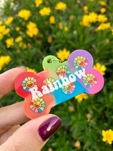 Load image into Gallery viewer, Retro Rainbow Tag